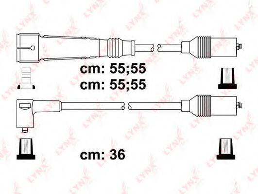LYNXAUTO SPC8017 Комплект проводов зажигания