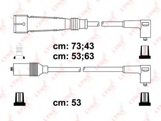 Комплект дротів запалення LYNXAUTO SPC8023