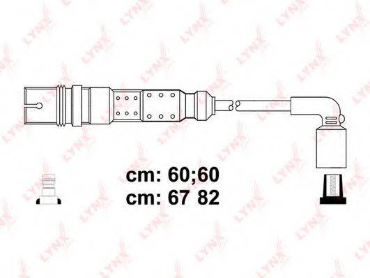 Комплект дротів запалення LYNXAUTO SPC8034