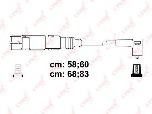 Комплект проводов зажигания LYNXAUTO SPC8038