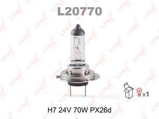 LYNXAUTO L20770 Лампа накаливания, фара дальнего света; Лампа накаливания, основная фара; Лампа накаливания, противотуманная фара