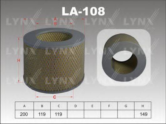 LYNXAUTO LA108 Воздушный фильтр