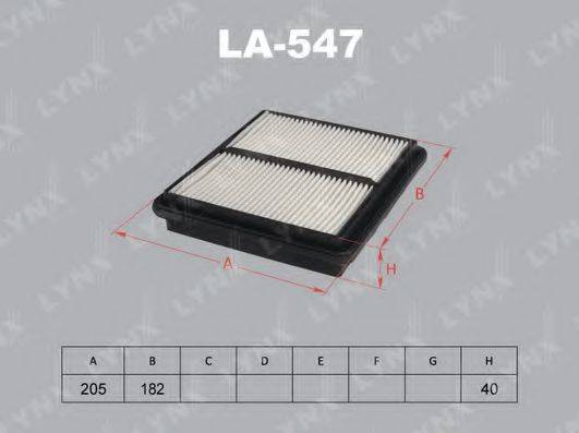 LYNXAUTO LA547 Воздушный фильтр