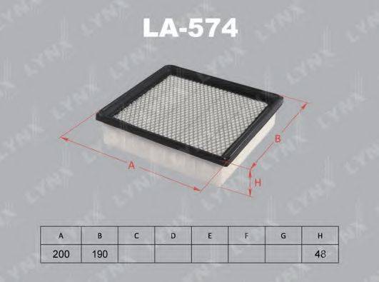 LYNXAUTO LA574 Воздушный фильтр