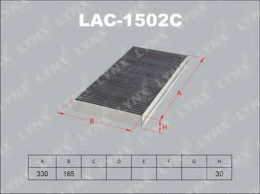 LYNXAUTO LAC1502C Фильтр, воздух во внутренном пространстве