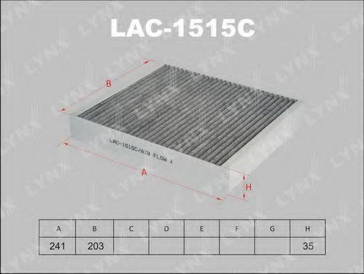 LYNXAUTO LAC1515C Фильтр, воздух во внутренном пространстве