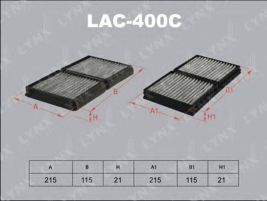 LYNXAUTO LAC400C Фильтр, воздух во внутренном пространстве
