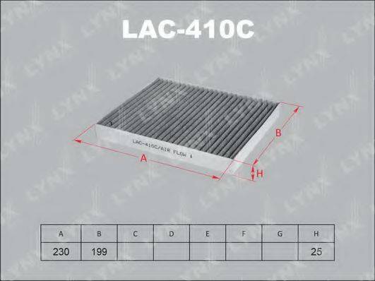 LYNXAUTO LAC410C Фильтр, воздух во внутренном пространстве