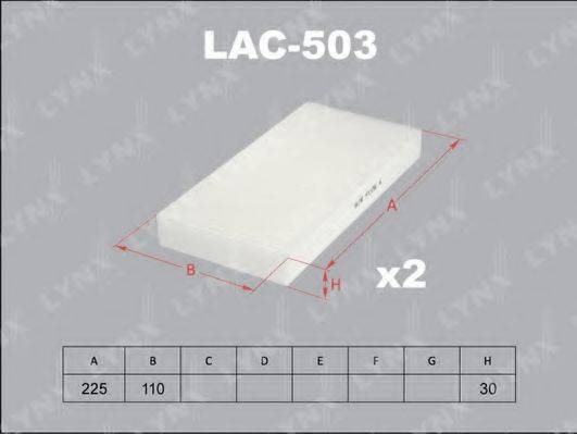 LYNXAUTO LAC503 Фільтр, повітря у внутрішньому просторі