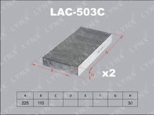 LYNXAUTO LAC503C Фільтр, повітря у внутрішньому просторі