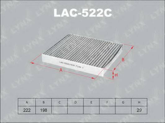LYNXAUTO LAC522C Фильтр, воздух во внутренном пространстве