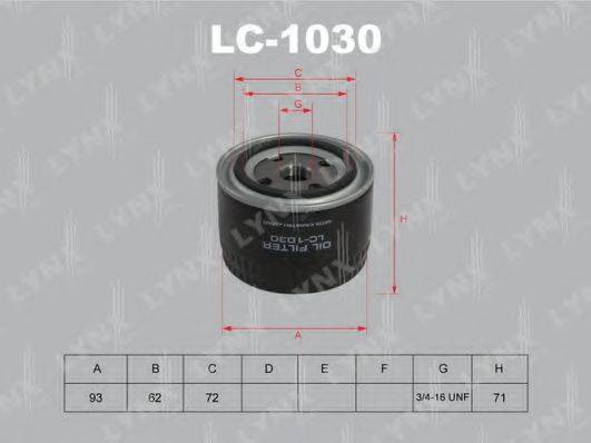 Масляний фільтр LYNXAUTO LC-1030