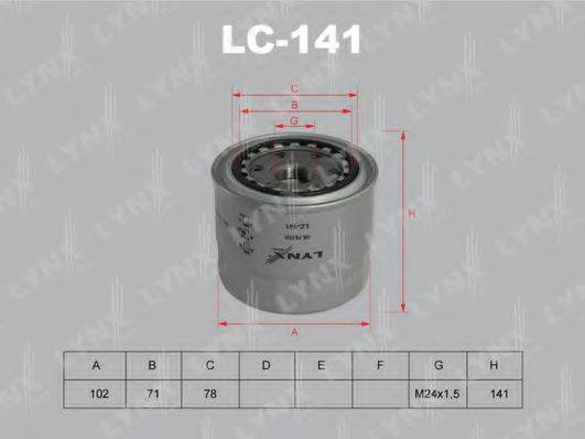 LYNXAUTO LC141 Масляный фильтр