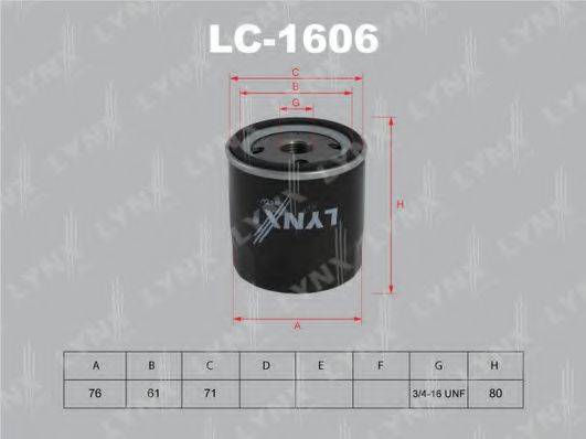 Масляний фільтр LYNXAUTO LC-1606