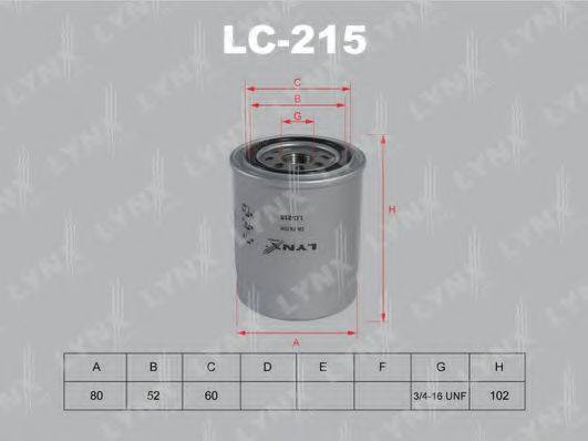 Масляний фільтр LYNXAUTO LC-215