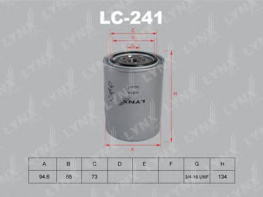 Масляний фільтр LYNXAUTO LC-241