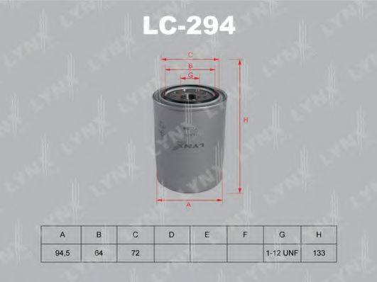 Масляний фільтр LYNXAUTO LC-294