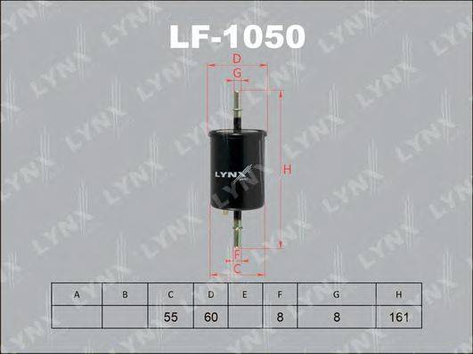Топливный фильтр LYNXAUTO LF-1050
