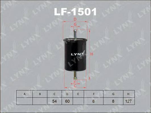 Топливный фильтр LYNXAUTO LF-1501