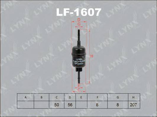 Паливний фільтр LYNXAUTO LF-1607
