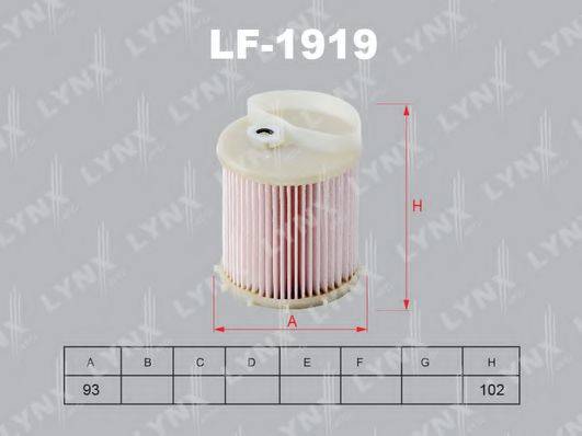 Паливний фільтр LYNXAUTO LF-1919