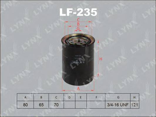LYNXAUTO LF235 Паливний фільтр