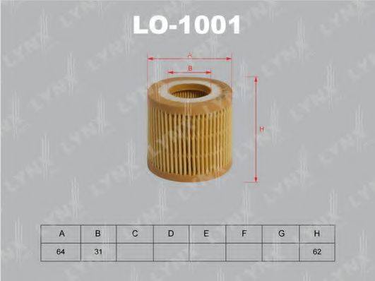 LYNXAUTO LO1001 Масляный фильтр