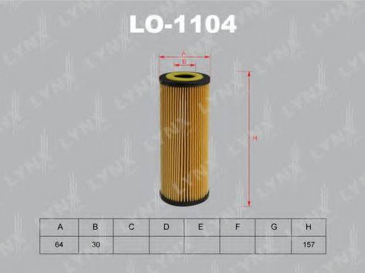 Масляний фільтр LYNXAUTO LO-1104