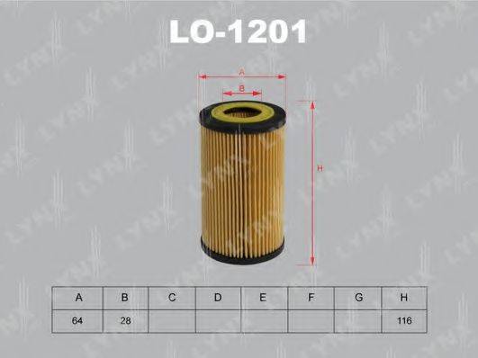 Масляний фільтр LYNXAUTO LO-1201