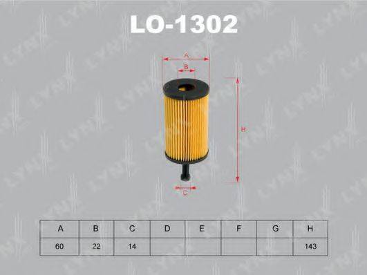 Масляний фільтр LYNXAUTO LO-1302