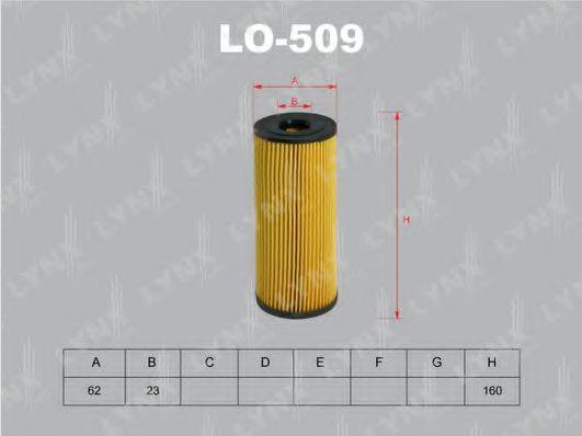 Масляний фільтр LYNXAUTO LO-509