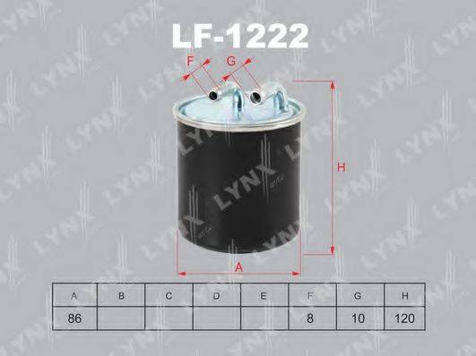 LYNXAUTO LF1222 Топливный фильтр