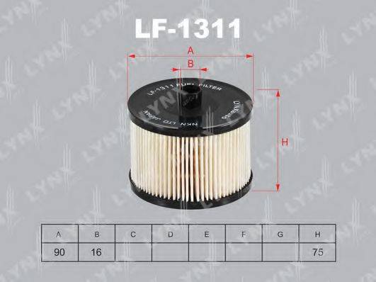 Паливний фільтр LYNXAUTO LF-1311
