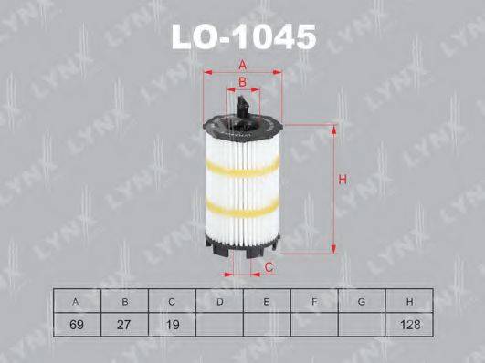 Масляный фильтр LYNXAUTO LO-1045