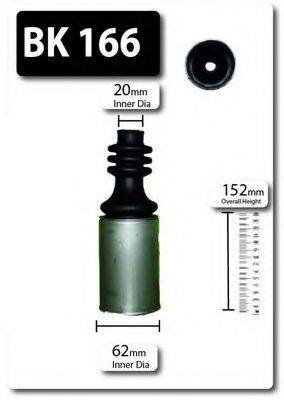 Комплект пильника, приводний вал SHAFTEC BK166