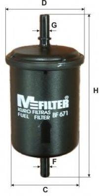 MFILTER BF671 Топливный фильтр