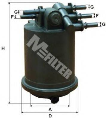 MFILTER DF3517 Топливный фильтр