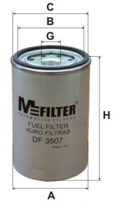 Топливный фильтр MFILTER DF 3507
