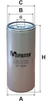 Паливний фільтр MFILTER DF 3520