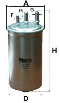 MFILTER DF679 Топливный фильтр