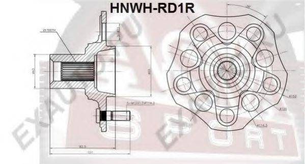 Ступица колеса ASVA HNWH-RD1R