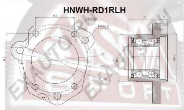 Маточина колеса ASVA HNWH-RD1RLH
