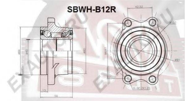 Ступица колеса ASVA SBWH-B12R