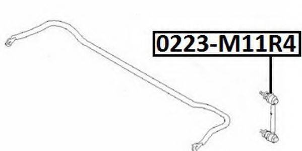 Тяга/стійка, стабілізатор ASVA 0223-M11R4