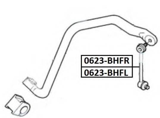 Тяга/стійка, стабілізатор ASVA 0623-BHFR