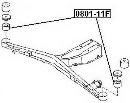 Підвіска, важіль незалежної підвіски колеса ASVA 0801-B11F
