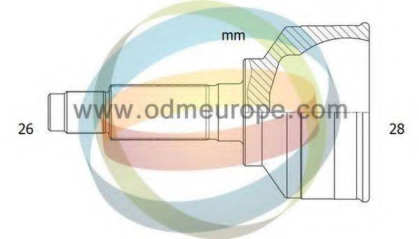 ODM-MULTIPARTS 12211730 Шарнірний комплект, приводний вал