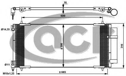 Конденсатор, кондиціонер ACR 300679