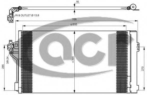 ACR 300681 Конденсатор, кондиціонер
