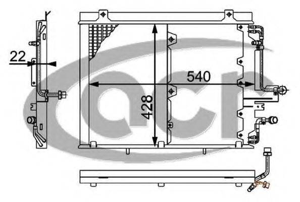 ACR 300124 Конденсатор, кондиционер